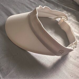 White Lululemon Visor
